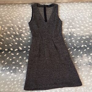 Madewell Black and White Mini Dress